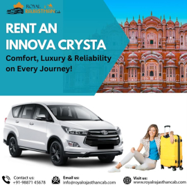 Innova Crysta On Rent Jaipur