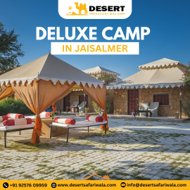 Super Deluxe Luxury Tents in Jaisalmer | 5 Star Desert Tents