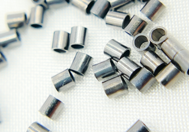 Black Rhodium Silver Crimps