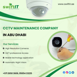 Reliable CCTV Maintenance Services in Abu Dhabi – SwiftIT.ae