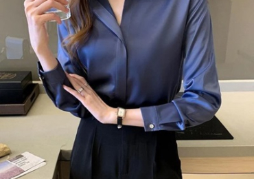 Chemisier en satin | duchesse-satin.com