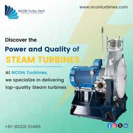 Industrial Steam Turbine Manufacturers in India | Nconturbines.com