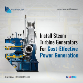 Saturated Steam Turbine Experts in India | Nconturbines.com