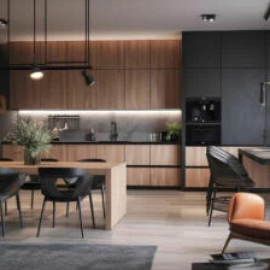 European Custom Kitchen cabinets by Greece, Spain, Germany materials