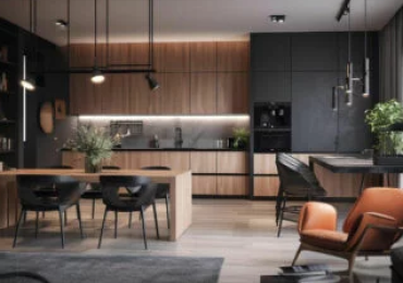 European Custom Kitchen cabinets by Greece, Spain, Germany materials