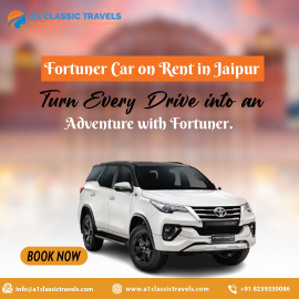 Toyota Fortuner Car Rental in Jaipur at Best Price