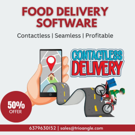 Food Delivery Software from Kitchen to Customer – At 50% off